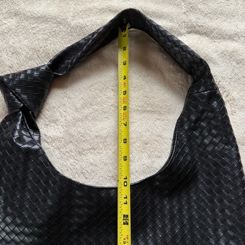 Ulta Woven Hobo Bag With Knot